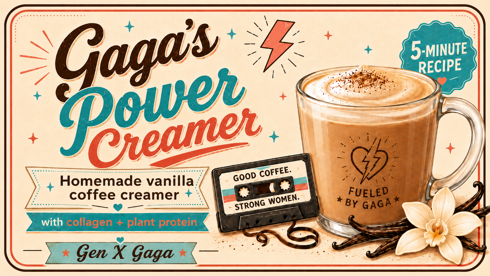 Retro image of coffee creamer